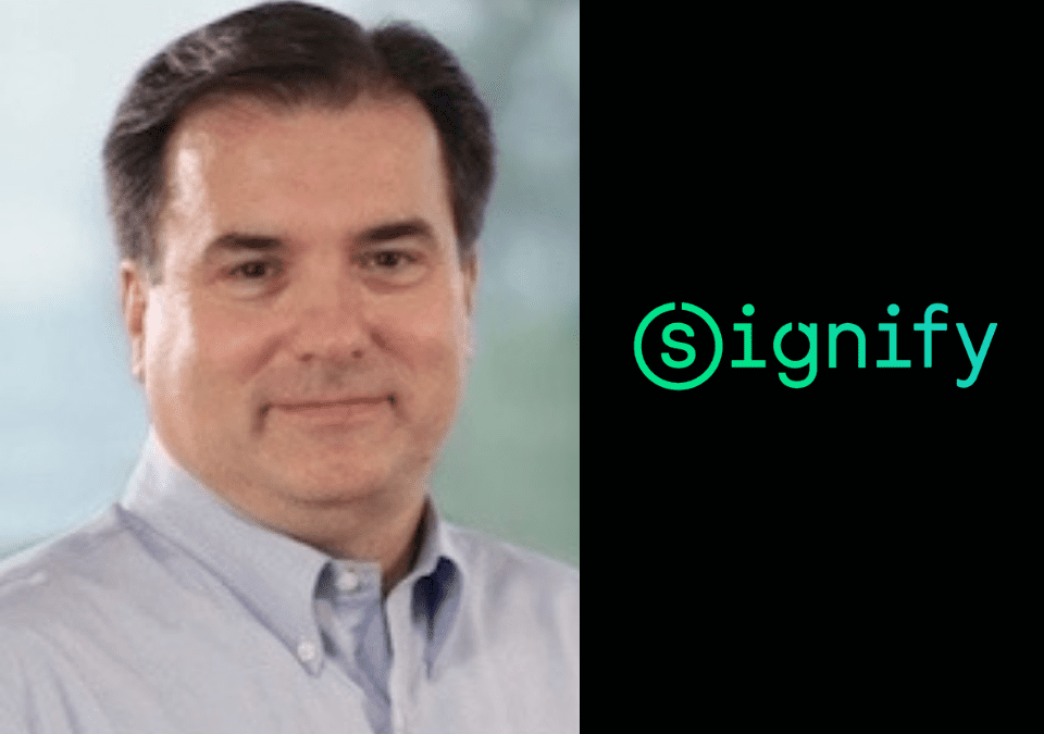 David Grinstead, Market Leader, Canada, Signify Retires