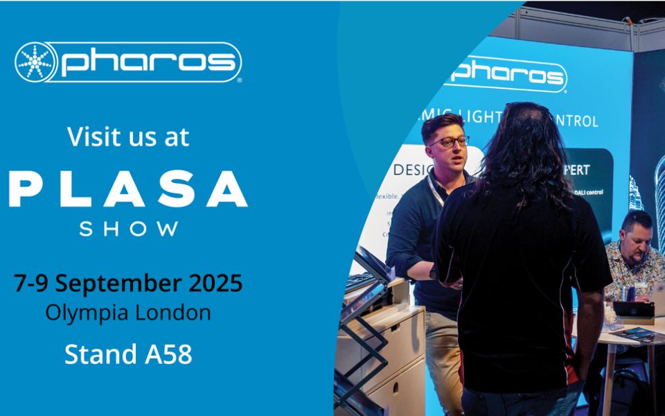 Pharos Unveils Latest Developments at PLASA Show