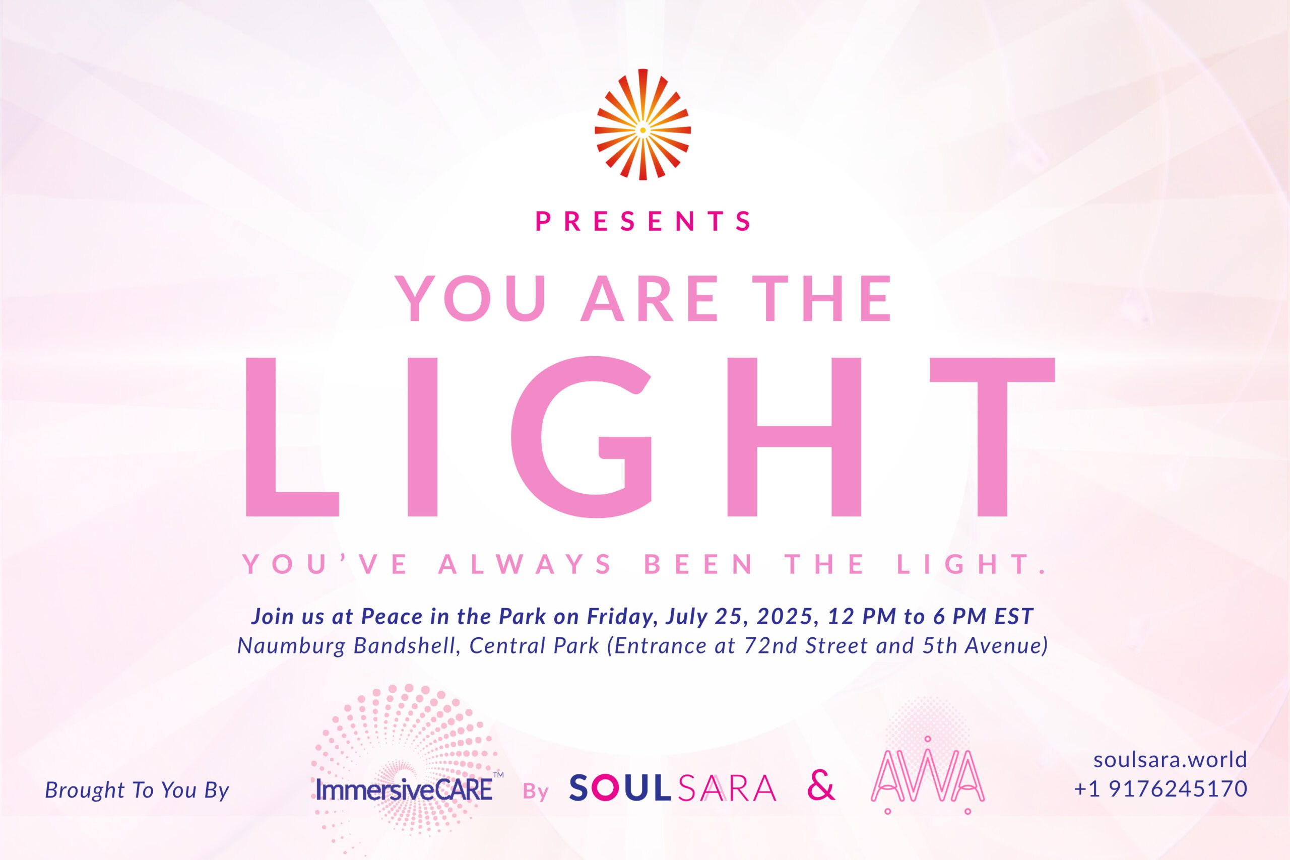 YOU ARE THE LIGHT: Immersive Wellness Experience Premieres in NYC
