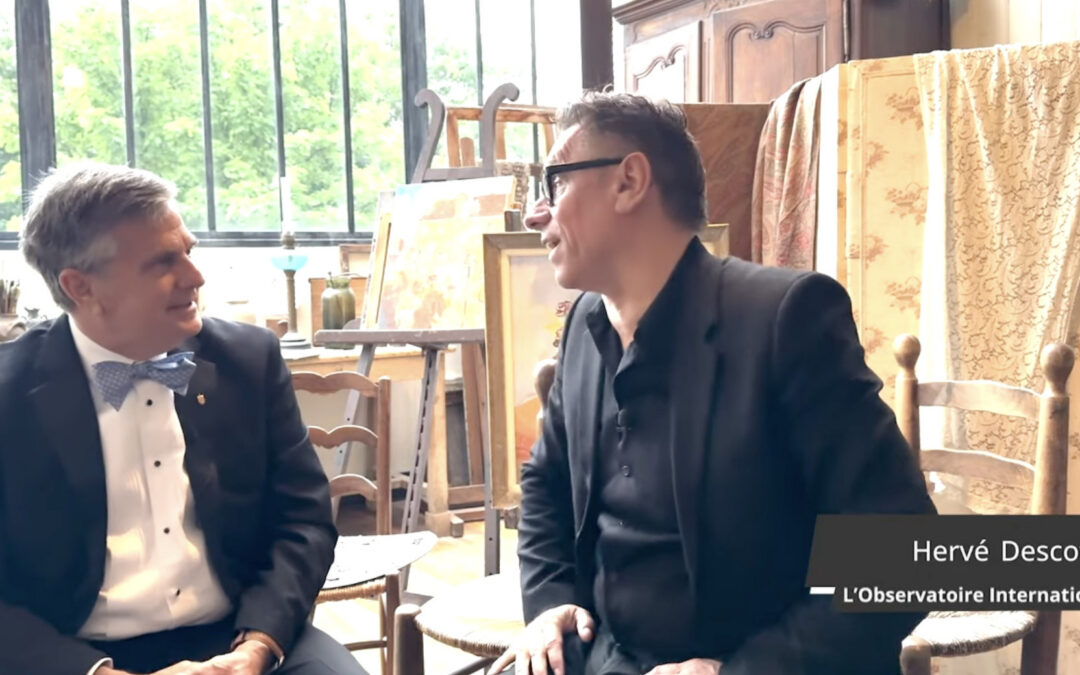 Hervé Descottes Honored by the American Academy of Arts and Letters