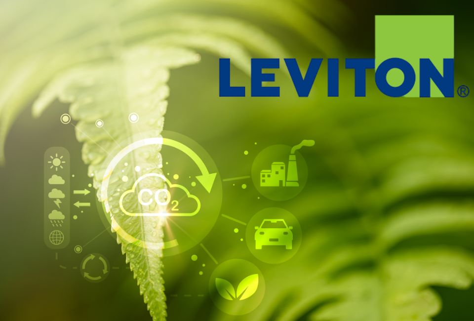 Leviton Reduces Greenhouse Gas Emissions by 45% Since 2021