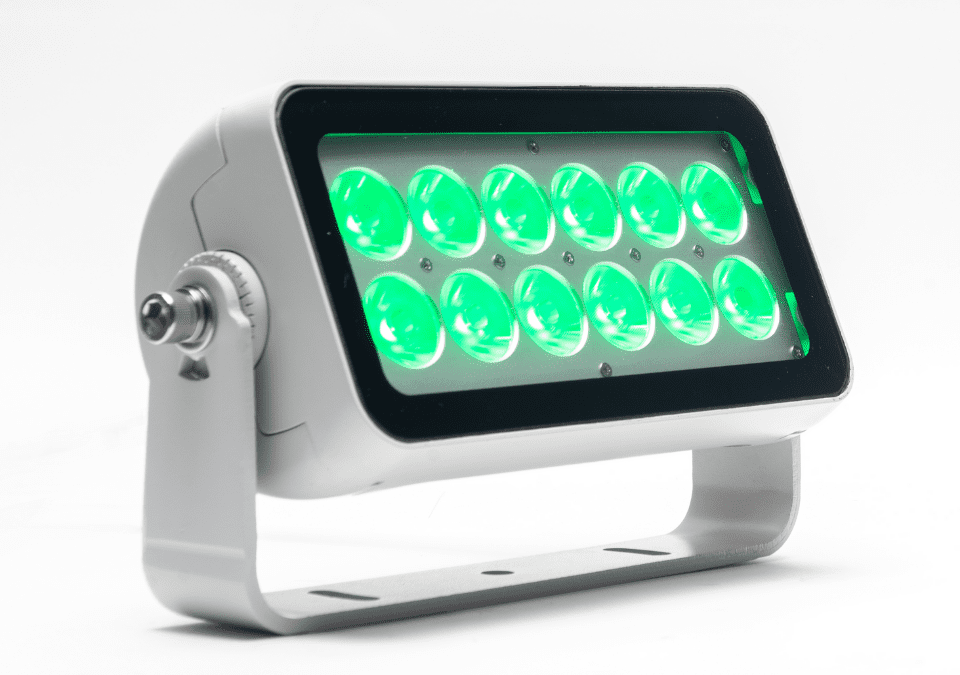 Acclaim Lighting Introduces Flood One EO™ Color to Accommodate Small Spaces and Deliver High Output Façade Lighting