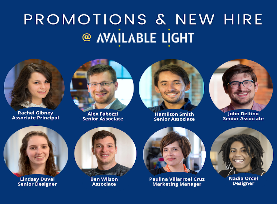 Promotions and New Hire at Available Light