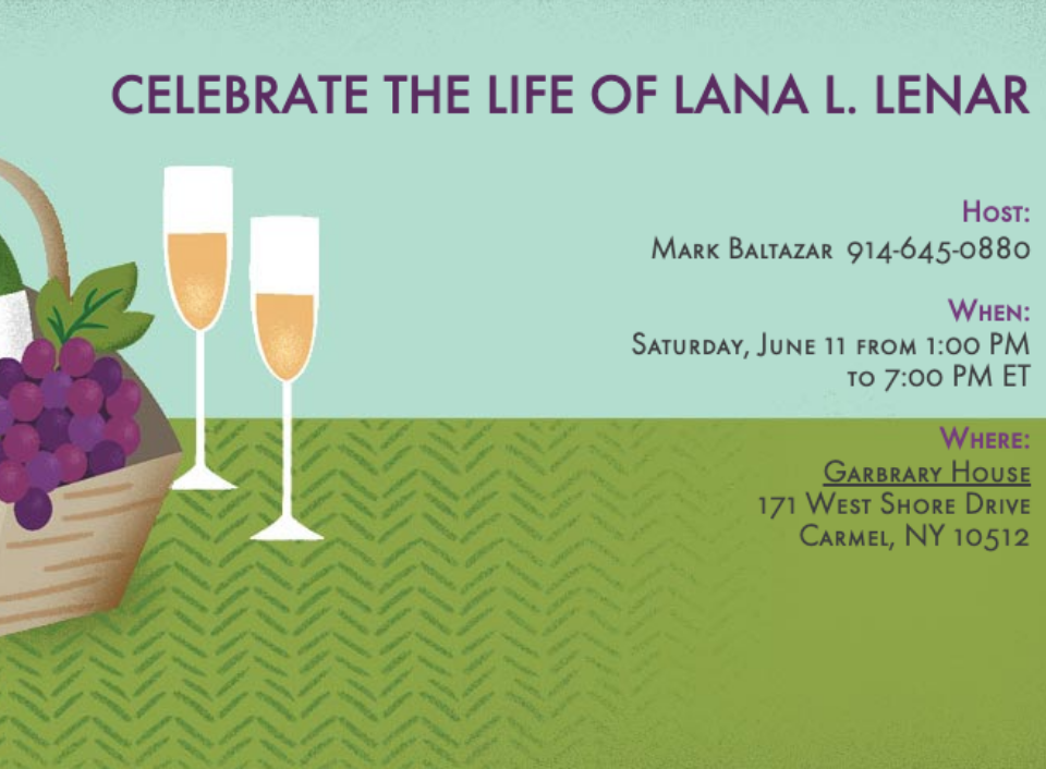 Celebrate the Life of Lana L. Lenar