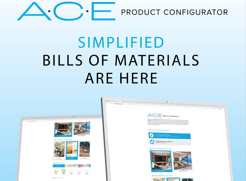 American Lighting Introduces ACE, a Step-by-Step Guide To Simplify Bills of Material for Interior and Exterior Lighting Applications