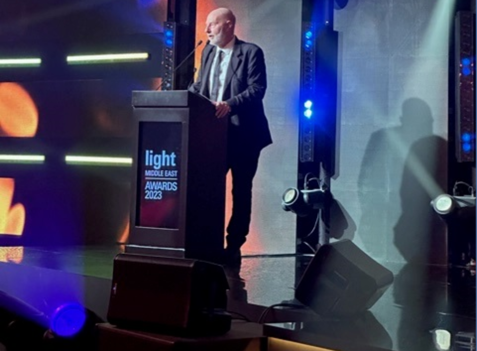 Charles Stone at Light Middle East Awards