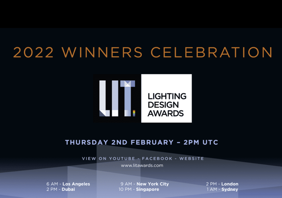 Join us in celebrating the winners of the 6th edition of the LIT Lighting Design Awards.