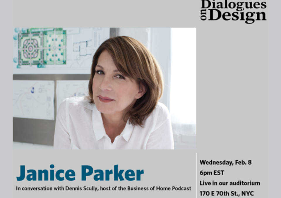 Dialogues on Design 2022-23: Janice Parker