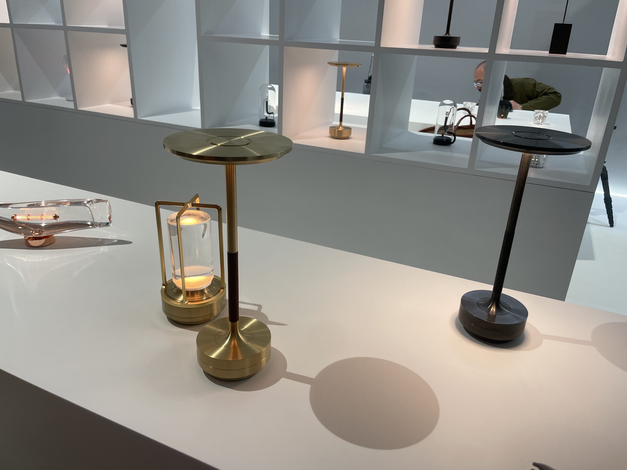 Ambientec lamps displayed at Euroluce