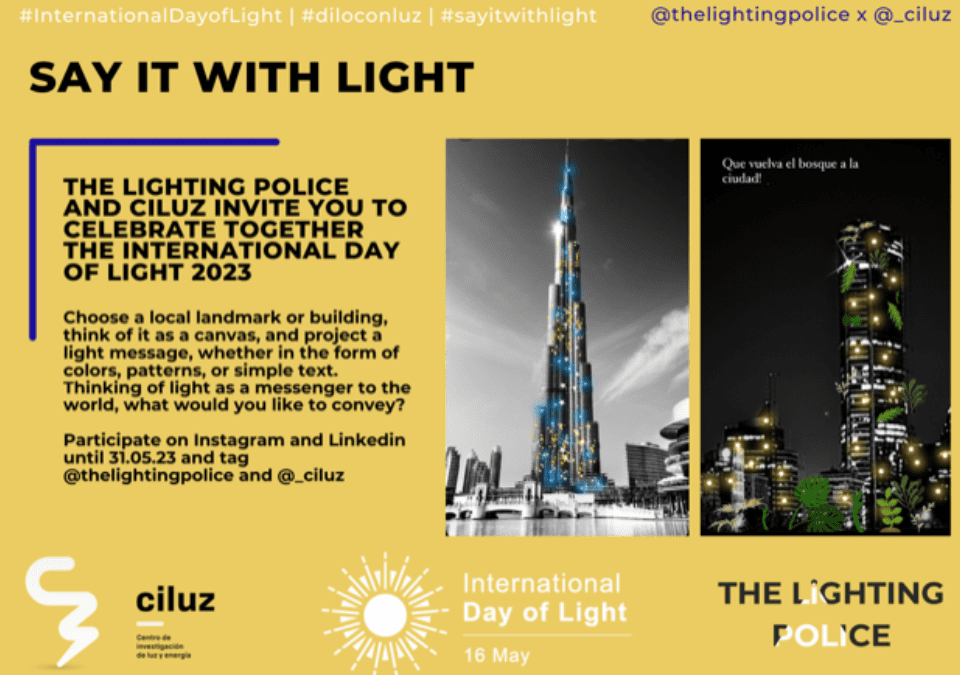 Join the ‘Say it with Light’ Challenge: The Lighting Police and Ciluz Illuminate the Importance of Adequate Lighting