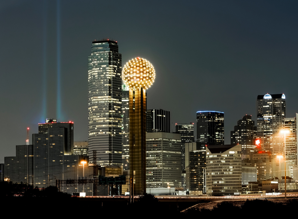 Dallas Texas at night