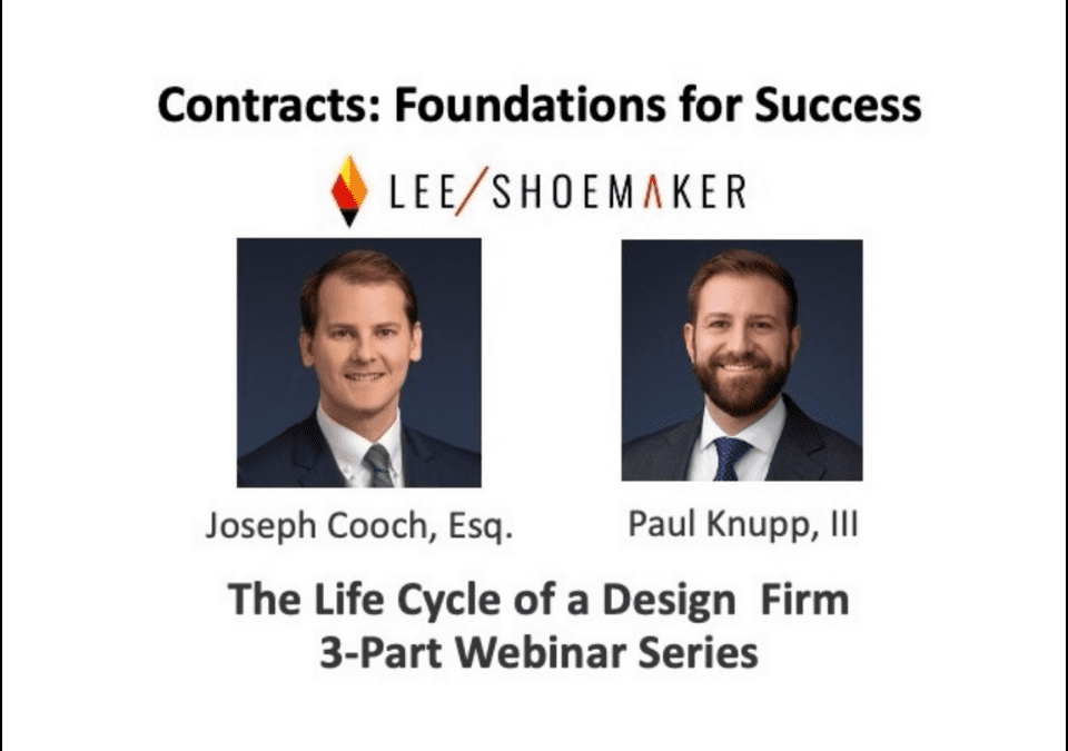 Business of Light Session 2 Register Now: Success with Contracts