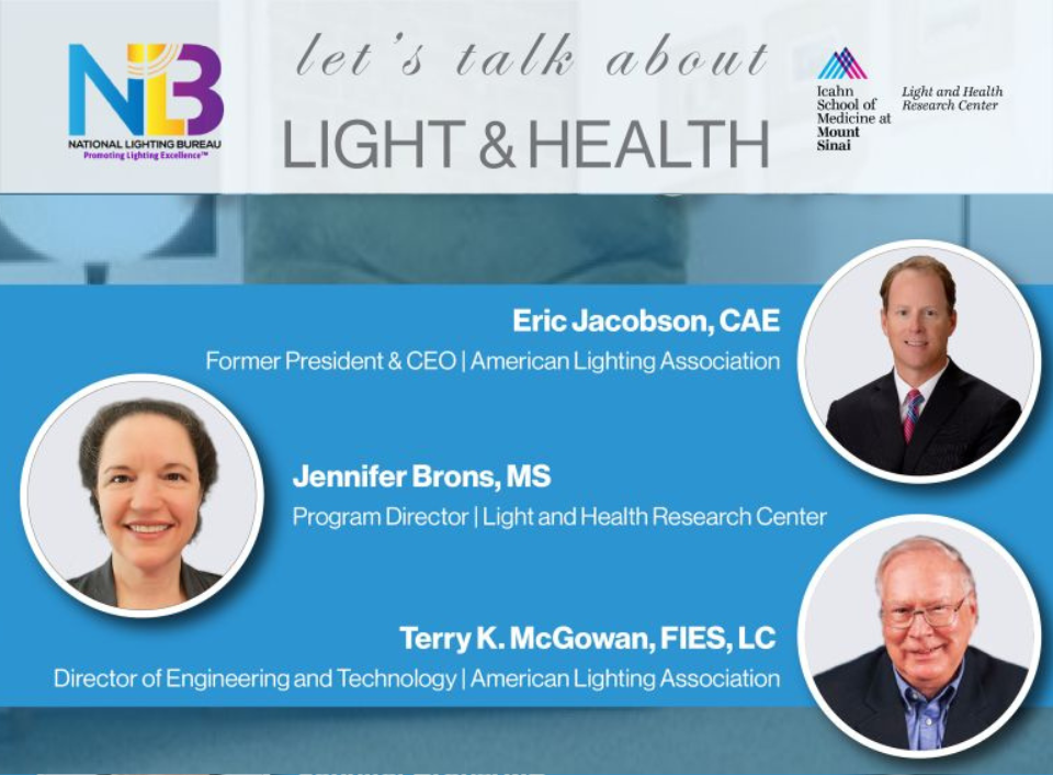 Join the NLB as Randy Reid, of designing lighting moderates a panel with Eric Jacobson, Terry K. McGowan, FIES, and Jennifer Brons as we deep dive on this impacting topic, "Home is Where the Light is."