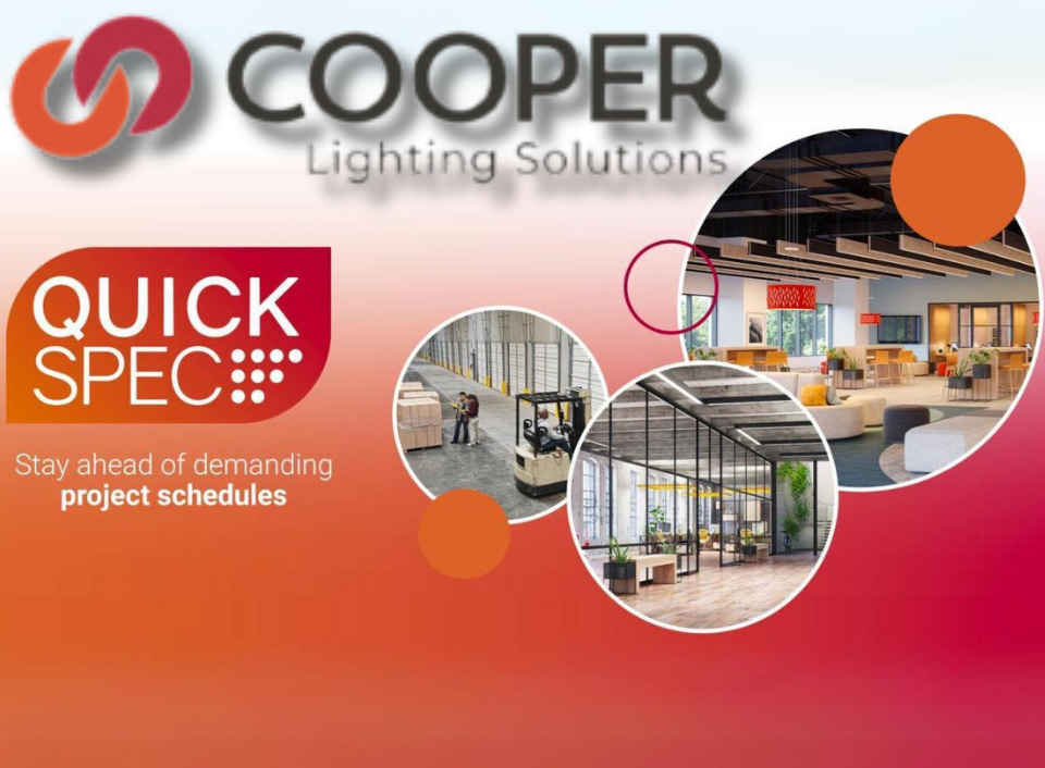 Cooper Lighting Solutions Introduces a New Comprehensive Program Designed to Make Specifying Lighting and Controls More Efficient