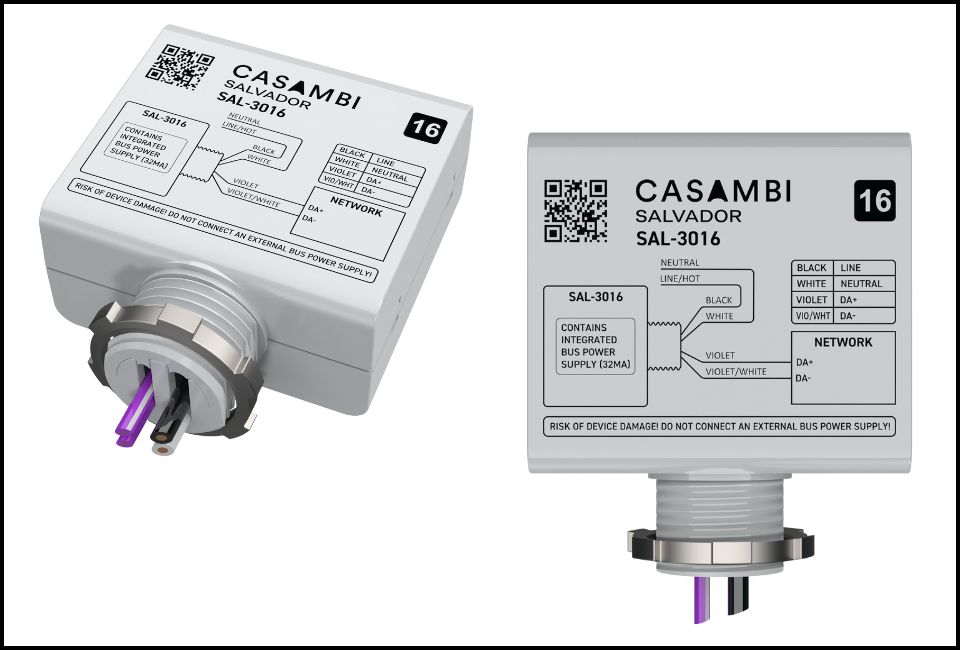 Casambi Launches the Salvador 3016 for North American Market, Revolutionizing Wired Lighting Control