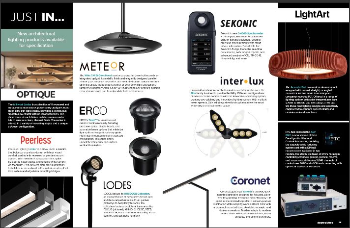 Just In June 2025: New Architectural Lighting Products