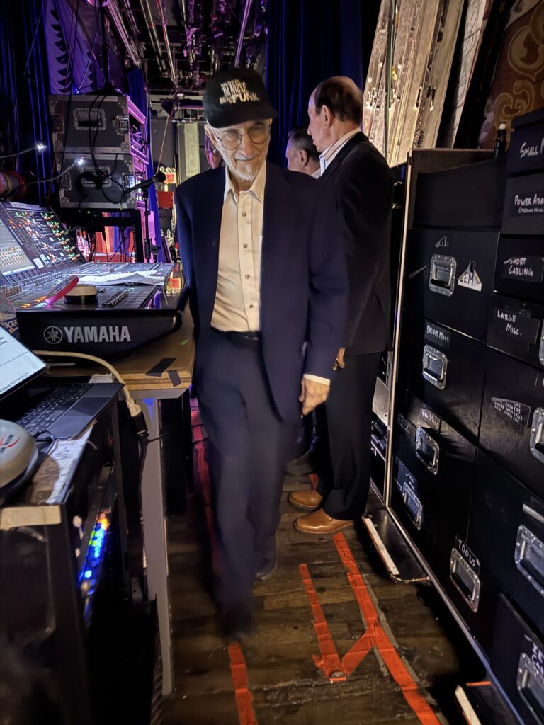 Jules Fisher Backstage at the 2025 DLFNY Beacon Awards