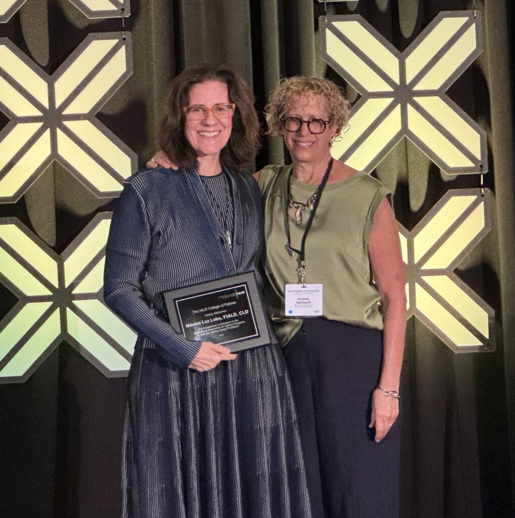 Receives the IALD Fellow Award from President Andrea Hartranft