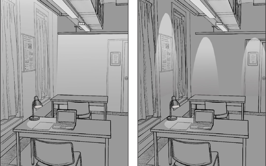 Lighting Uniformity and Perceptions of Indoor (and Outdoor) Locations