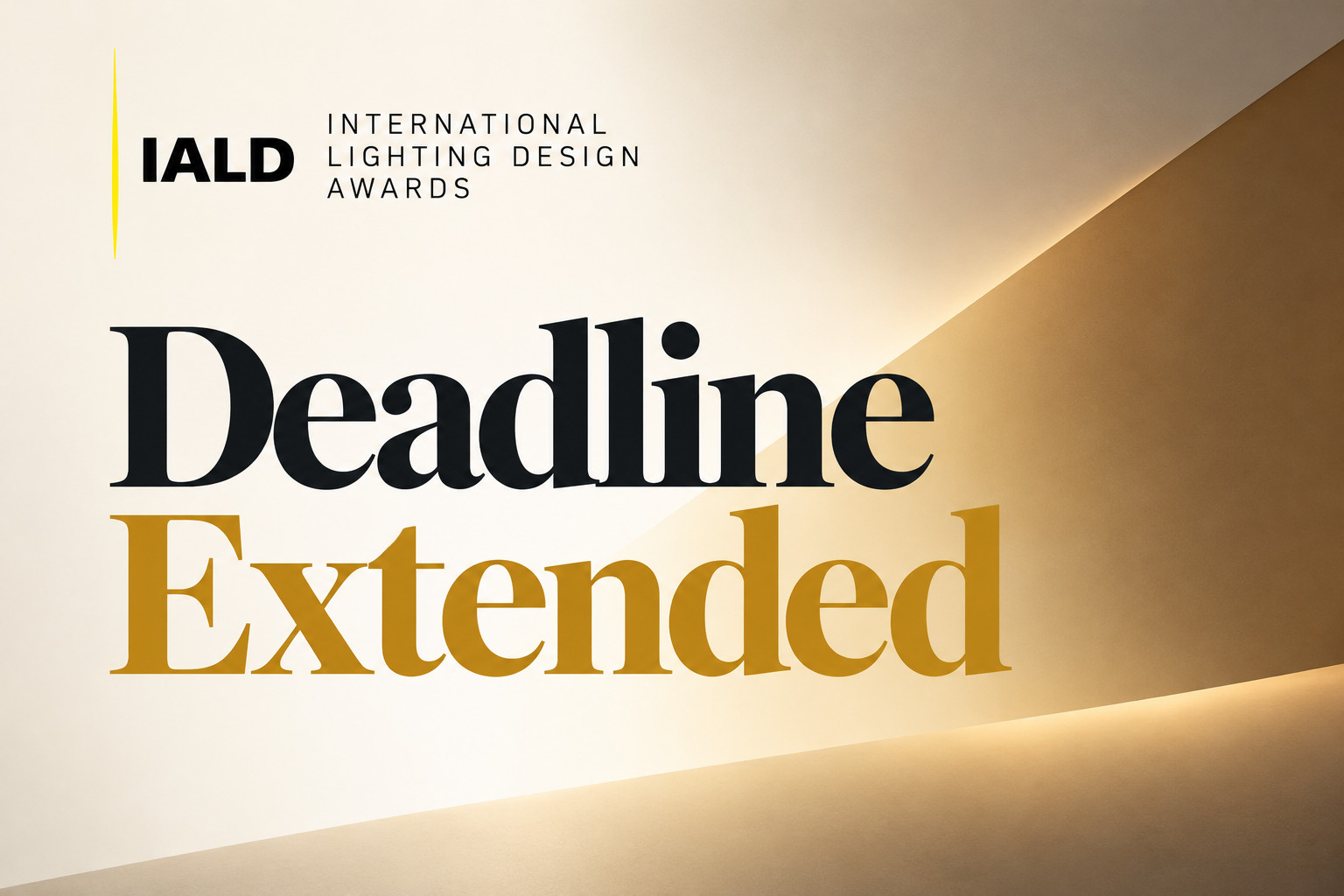 Deadline Extended: IALD International Lighting Design Awards Entries